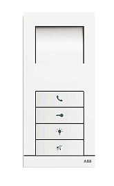 Абонентское устройство, аудио, 4 клавиши, белое 2TMA020020W0064 ABB