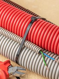 Стяжка кабельная (хомут) 400х7,2  нейлон черный /100шт./ plc-cb-7.2x400 EKF PROxima