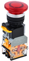 Кнопка D8-11MD "Грибок" d=22мм 1з+1р с подсветкой красная BBG30-11MD-3-12-K04 IEK