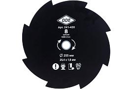 Диск для триммера DDE GRASS CUT 8 зубьев.255х25,4/20мм (толщина=1,6 мм)