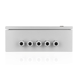 Щит  400х300х150 (ШхВхГ) IP66 ЩМП 431 ОЩН с монтажной панелью  RAL7035 6-008 Элма