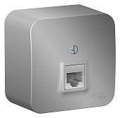 Изображение товара Розетка компьютерная RJ45 Blanca из алюминия для открытой установки Systeme Electric