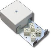Коробка монтажная огнестойкая, 4 керам.колодки 2 х 3мм², IP41, tраб.-40…+80°С, 72х72х36мм КМ-О (8к)-IP41 Гефест
