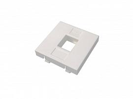 Адаптер Mosaic 45х45 мм для модуля Keystone, 1 порт, белый DR-5301 DATAREX