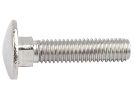 Винт мебельный с квадратным подголовником  DIN603 М10х120 цинк