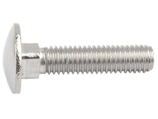 Изображение товара Винт мебельный с квадратным подголовником  DIN603 М10х120 цинк