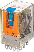 Реле 4C/O 5А 250VAC, упр.24VDC, мех. индикатор+кнопка+LED RKE4CO024LT Shenler