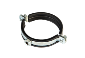 Хомут трубный с рез.профилем (74-80мм) 2 1/2" M10 ZN
