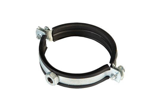 Изображение товара Хомут трубный с рез.профилем (74-80мм) 2 1/2" M10 ZN