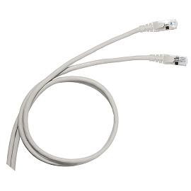 Патч-корд (коммутационный шнур) RJ45 U/UTP кат.5е PVC 2м (051637) Legrand