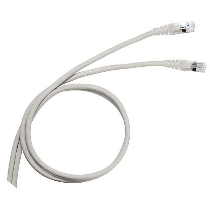 Изображение товара Патч-корд (коммутационный шнур) RJ45 U/UTP кат.5е PVC 2м (051637) Legrand