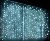 Гирлянда Занавес 2,5х1,5м 500Led холодный белый свет прозрачный провод соединение до 6шт IP44 OLDCL500-W-E .4690601041296 SHLights