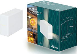 Светильник светодиодный архитектурный Nuovo LED 7W, IP54, 3000K, белый,  24272 7 duwi