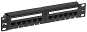 ITK 1U патч-панель кат.6 UTP 12 портов 10" Dual IDC PP12-1UC06U-D05-10 ИЭК