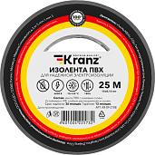 Изолента ПВХ KRANZ 0.13х15 мм, 25 м, серая (5 шт./уп.)