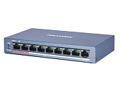 Коммутатор неуправляемый 8-портовый 100M на порт, PoE DS-3E0109P-E/M(B) HikVision