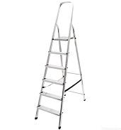 Стремянка алюминиевая 6 ступеней FIT 65344