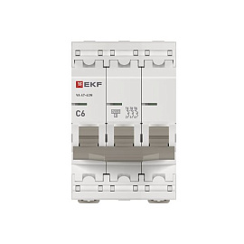 Выключатель автоматический ВА 47-63N 3P 6А (C) 4,5 кА PROXIMA  M634306C EKF