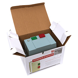 Пускатель в корпусе IP65 КМЭ 25А 230В с РТЭ и индикатором PROxima ctrp-r-25-230v-led EKF