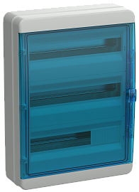 Корпус пластиковый КМПн-54 IP65 синяя прозрачная дверь TEKFOR TF5-KP72-N-54-65-K03-K07 IEK