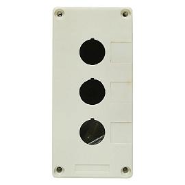 Корпус  КП103 пластиковый 3 кнопки белый (cpb-103-w) EKF