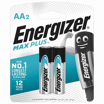 Изображение товара Батарейка (элемент питания) LR6 Max Plus АА BP2 Alkaline 23632 Energizer