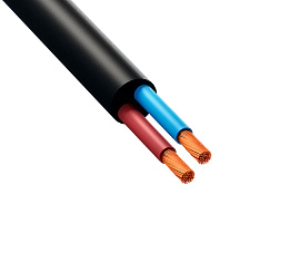 Кабель силовой медный КГтп Хл 2х 4 - 0,66 Экокабель/Кабельмаш (4м)