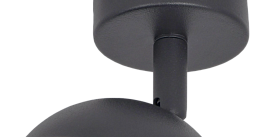 LIGHTING Светильник 4011 накладной настено-потолочный под лампу GX53 черный IEK