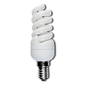 Лампа КЛЛ энергосберегающая 11Вт Е14 Light Spiral Micro Full Plus 2700K спираль теплый 98х32 /TS4W11ECC/ ECOLA