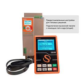 Устройство плавного пуска SBIM-37/74-04 37кВт, 74А, 3~ 400 (380)B, IP20, байпас встроен 00064600 INSTART