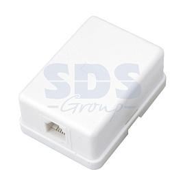 Телефонная розетка - 1 6P-4C  03-0001 REXANT (50шт/уп)