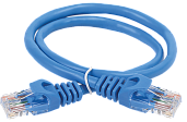 ITK Коммутационный шнур кат. 6 UTP PVC 0,5м синий (PC03-C6U-05M)