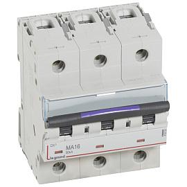 Выключатель автоматический DX3 16А 3П трехполюсный MA 50кА 410252 Legrand