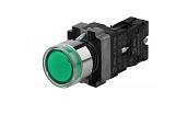 Кнопка управления BBT50-BW-K06E LAY5-BW3361 с подсветкой зеленый 1з Б0045663 ЭРА