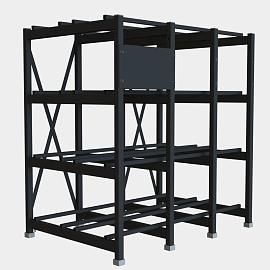 Стеллаж 4 полочный 2 ряда 1360х935х1430 R4N2R139314AT Systeme Electric