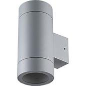 DL Светильник светодиодный накладной GX53 LED 8013A IP65 прозрачный Цилиндр металл. 2*GX53 Серый матовый 205x1 FG53C2ECH ECOLA