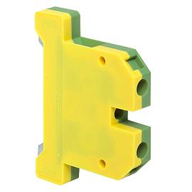 EKF Колодка клеммная ЕК-6/40 JXB желто-зеленая (plc-ek-6/40) /40шт./