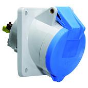 Розетка встраиваемая наклонная 32A 3п(2P+PE) 6ч, 230В, IP44 85х85 Quick-Connect Bals 12761