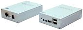 Удлинитель-распределитель интерфейса USB2.0 по витой паре (CAT5/5e/6) до 60м. TA-U1/4+RA-U3/4 OSNOVO