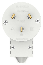 Вилка силовая BLANCA 2Р+N, 32А, 250В белая BLNSV003231 Systeme Electric