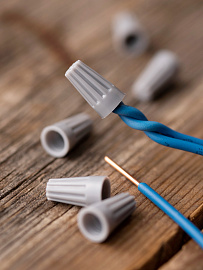 Скрутка СИЗ 1 (1-2,75мм) (P-71) серый (уп.100 шт) plc-cc-3 EKF