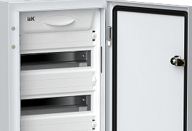 Корпус металлический ЩРн-12 (1х12) 335х310х140 IP54 белый TITAN 5 TI5-50-N-012-54 IEK