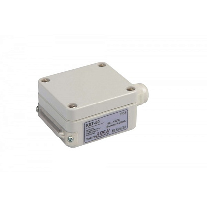 Изображение товара Датчик температуры воздуха КДТ-50 -50…50 4…20мА Контэл