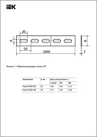 Полоса ПП40 К106 CLW10-GEM-PP-40 IEK