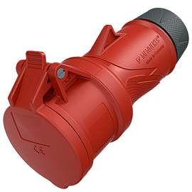 Розетка 16/400/4 кабельная разборная винтовые клеммы PowerTOP Xtra красная IP54 14506 Mennekes