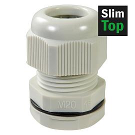 Ввод кабельный IP 68, M40, цвет светло-серый "SlimTop" (упак.5шт) 250148 Haupa