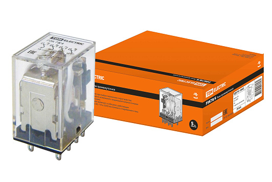 Изображение товара Реле промежуточное РЭК78/4 3А 36В AC TDM - надежный электромеханический компонент