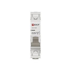 Выключатель автоматический ВА 47-63N 1P 25А (C) 4,5 кА PROXIMA  M634125C EKF