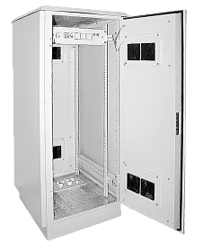 ITK Шкаф уличный 19" 42U 720x860, IP55 металл двери, серый LO35-42U78-MM55 IEK