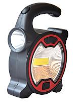 Прожектор-фонарь светодиодный автономный 5Вт COB + 1W LED, 3xAA, 300Лм + 80Лм, IP23 29126 8 REV Ritter